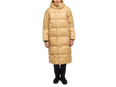 Haglöfs Long Down women&#39;s coat, beige