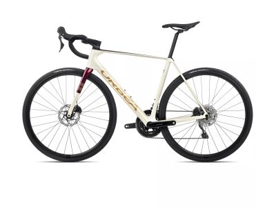 Orbea ORCA M30 bike, cream/burgundy/black