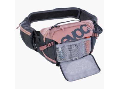 EVOC Hip Pack Pro kidney, 3 l, dusty pink/carbon grey
