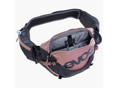 EVOC Hip Pack Pro vese, 3 l, poros rózsaszín/karbonszürke