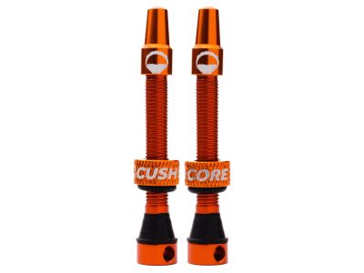 Cush Core Tubeless-Ventile, Kugelhahn 55 mm, orange