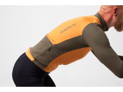 Isadore Patchwork Thermal jersey, Topaz / Tarmac