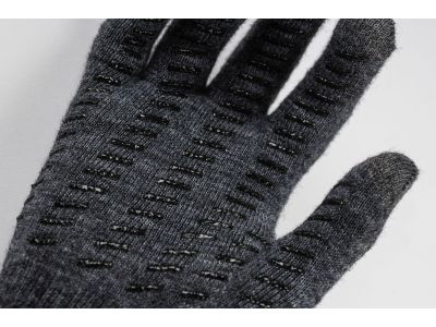 Isadore Merino gloves, dark grey