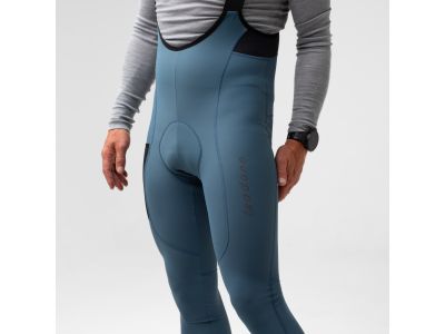 Isadore Signature Spodnie termoaktywne na szelkach, kolor orion niebieski