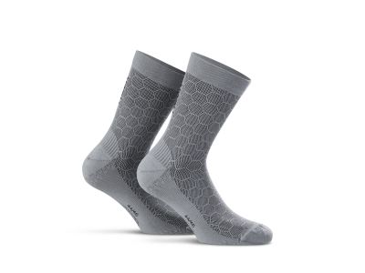 Neon 3D Socken, grau/schwarz