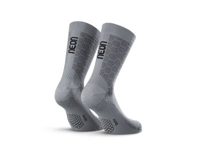 Neon 3D ponožky, grey/black