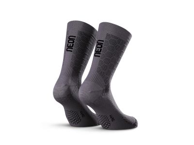 Neon 3D socks, terra black