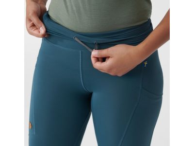 Fjällräven Abisko Trekking Pro women's 7/8 leggings, indigo blue/iron grey