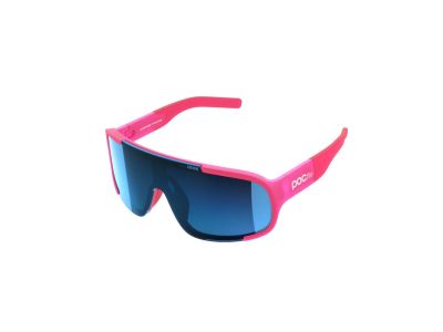 POC Aspire POCito Children&amp;#39;s Glasses, Fluorescent Pink Translucent/Equalizer Gray Space Blue Mirror Cat. 3