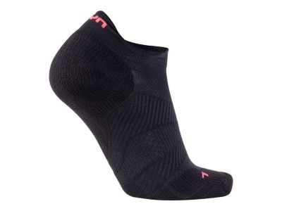 UYN CYCLING GHOST women&#39;s socks, Black/Pink Fluo