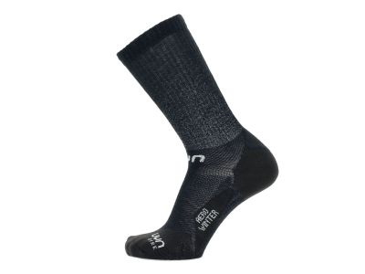 UYN CYCLING AERO WINTER dámske ponožky, čierna/biela