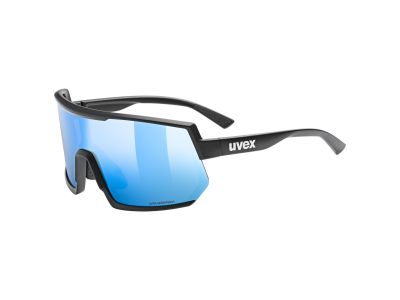 uvex Sportstyle 235 Polavision Brille, schwarz matt/blau