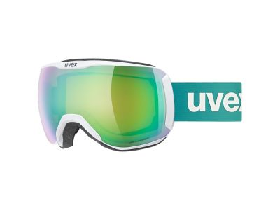 uvex Downhill 2100 CV Brille, weiß matt sl/grün-grün