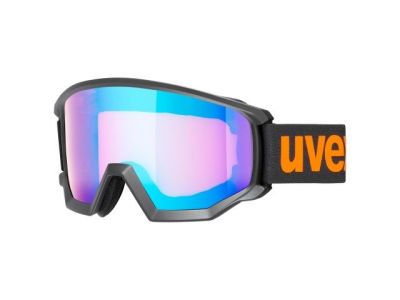 uvex Athletic CV Brille, schwarz matt/orange