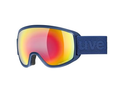 uvex Topic FM sphere glasses, navy matt/rainbow