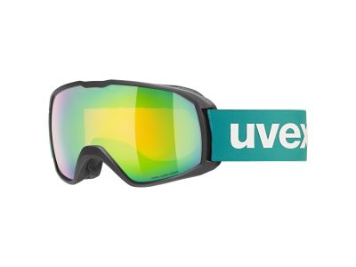 uvex Xcitd CV Brille, schwarz matt sl/grün-orange