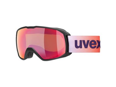 uvex Xcitd CV okuliare, black matt sl/scarlet-green