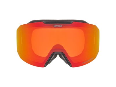 uvex Evidnt attract okuliare, black dl/fm red-orange