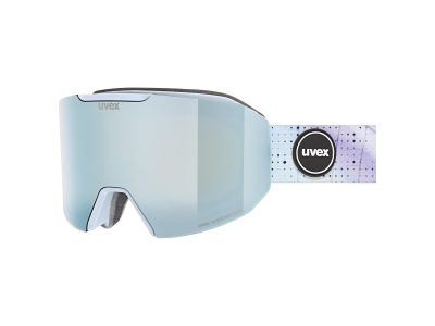 uvex Evidnt attract glasses, arctic dl/fm sapphire-green