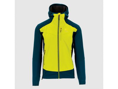 Karpos LEDE jacket, blue-green/yellow