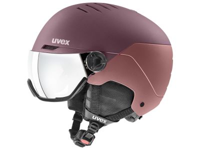 uvex Wanted visor helmet, bramble/antique rose mat
