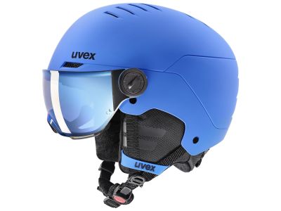 uvex Rocket junior visor children&amp;#39;s helmet, blue matt