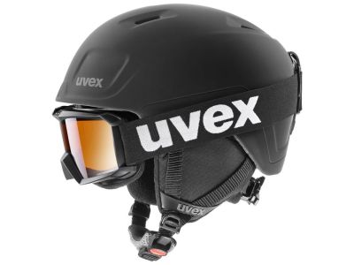 uvex Heyya pro set lyžiarska prilba, black mat