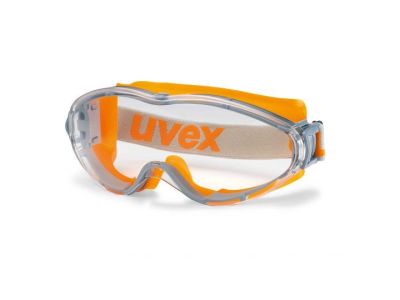 uvex Ultrasonic protective glasses, grey/orange