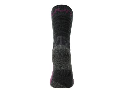 UYN TREKKING FIVE dámské ponožky, Anthracite/Purple