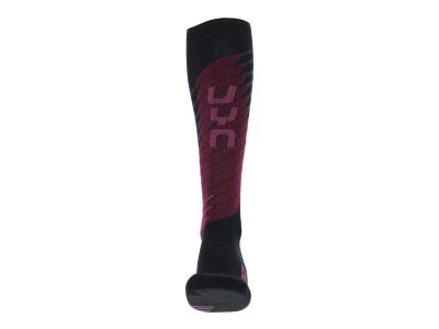 UYN SKI ONE BIOTECH women&#39;s knee socks, Black/Purple