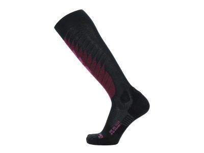 UYN SKI ONE BIOTECH women&amp;#39;s knee socks, Black/Purple