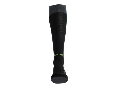 UYN RUN COMPRESSION ONE ponožky, Black/Grey/Lime