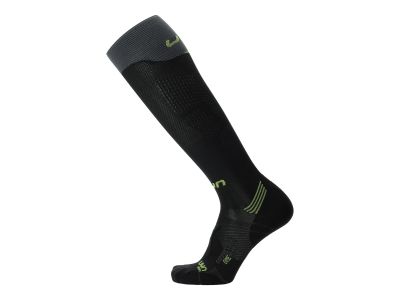 UYN RUN COMPRESSION ONE socks, Black/Grey/Lime
