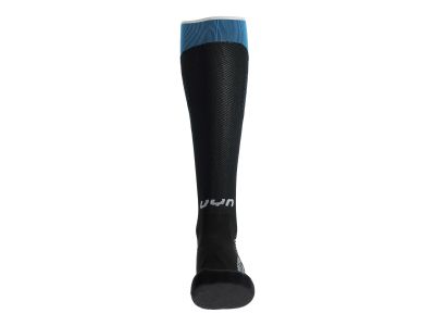 UYN RUN COMPRESSION ONE dámské ponožky, Black/Turquoise