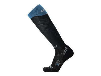 UYN RUN COMPRESSION ONE women&amp;#39;s socks, Black/Turquoise