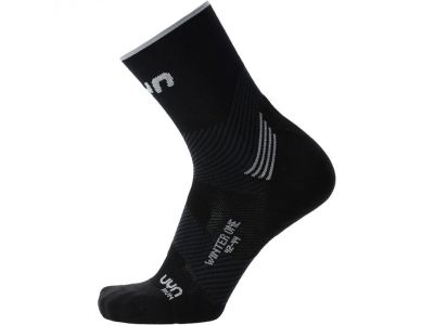 UYN RUN WINTER women&#39;s socks, black/white