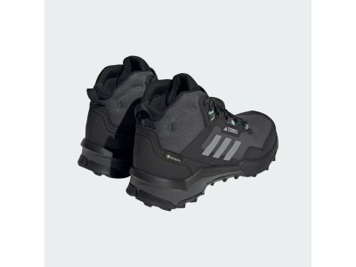 adidas TERREX AX4 MID GTX dámske topánky, core black/grey three/mint ton