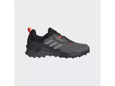 adidas TERREX AX4 GTX shoes, gray six/grey four/solar red