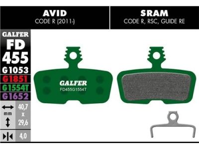 Galfer FD455 PRO G1554 brake pads