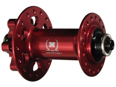 Novatec Light D711SB Disc hub front red color 32 holes