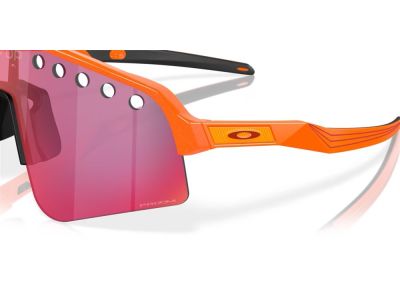 Oakley Mathieu Van Der Poel Signature Series Sutro Lite Okulary typu Sweep, pomarańczowe błyszczące/pryzmatyczne szosowe