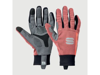 Damskie rękawiczki Sportful APEX LIGHT w kolorze zgaszonej czerwieni