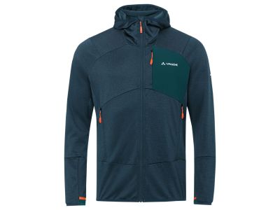 VAUDE Monviso Fleece-Sweatshirt, dunkles Meer/Grün