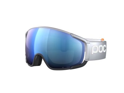 POC Zonula Race goggles, argentite silver/uranium black/partly sunny blue
