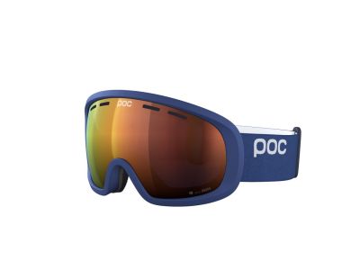 Ochelari de protecție POC Fovea Mid, albastru plumb/portocaliu parțial însorit
