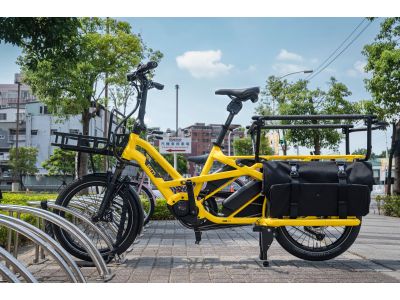 Tern GSD S10 20 electric bicycle, yellow