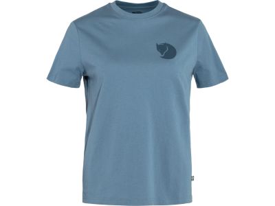 Fjällräven Fox Boxy Logo dámské tričko, Dawn Blue