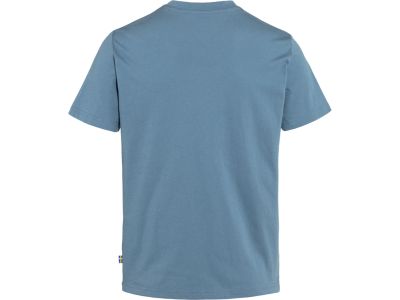 Damski T-shirt Fjällräven Fox Boxy Logo, kolor Dawn Blue