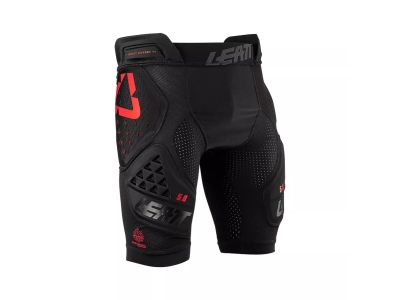 Pantaloni de protecție Leatt Impact Shorts 3DF 5.0, negru/roșu