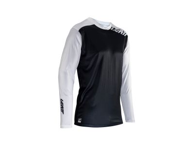 Leatt MTB Enduro 4.0 koszulka rowerowa, czarna/biała